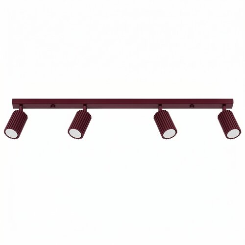 Sollux Lighting Stropna svetilka KARBON 4L bordo, (5000285063) Cene