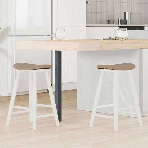  Trpezarijske stolice 2 pcs Bijelo 46 x 37 x 63 cm Cijene