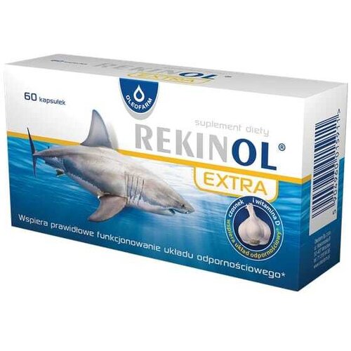 Oleofarm Olje iz jeter morskega psa Rekinol extra (60 kapsul) Cene