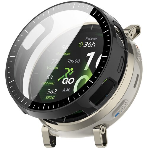 INF Integriran PC ovitek s kaljenim steklom za Amazfit Active3 Black, (5000264148) Cene