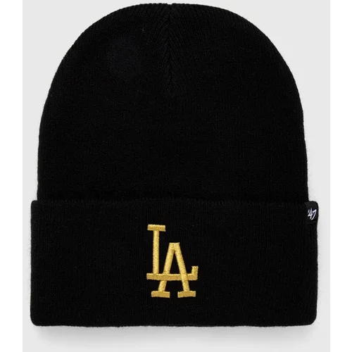 47 Brand Kapa MLB Los Angeles Dodgers črna barva