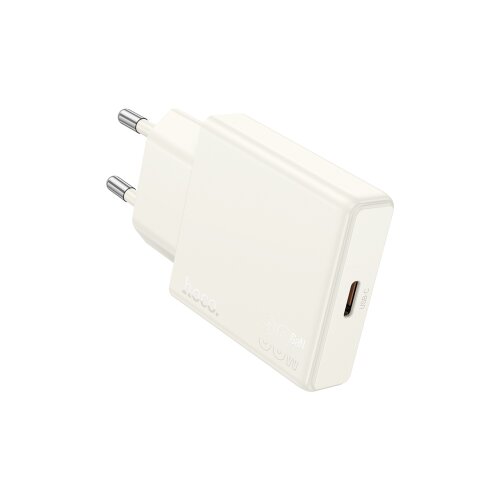 Hoco. polnilec adapter N44 Biscuit PD 30W Type C - bel Slike