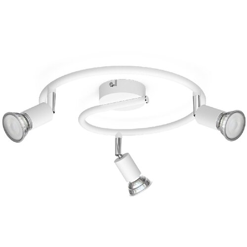  UGRADBENA REFLEKTOR SVJETILJKA LIMBALI PLATE/SPIRAL BIJELA 3x50W PHILIPS Slike