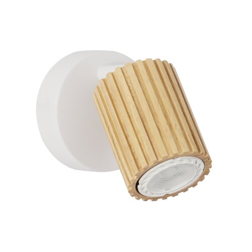  Brilagi - Zidna spot svetiljka MODERN WOOD 1xGU10/8W/230V drvo/bela Slike