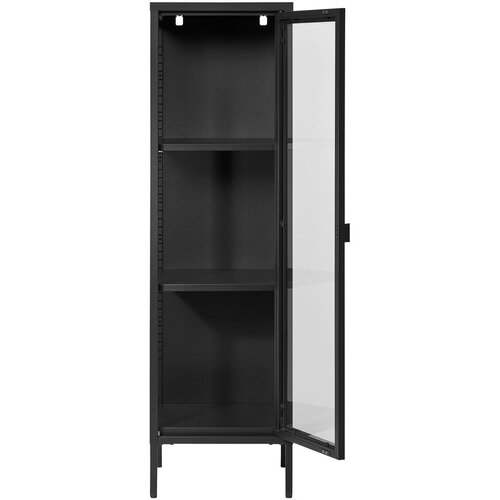House Nordic Crna metalna vitrina 40x140 cm Brisbane &amp;ndash; Slike