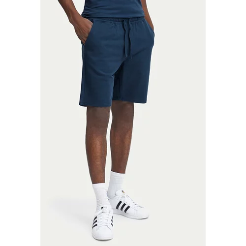 Blend Športne kratke hlače 20716600 Mornarsko modra Regular Fit