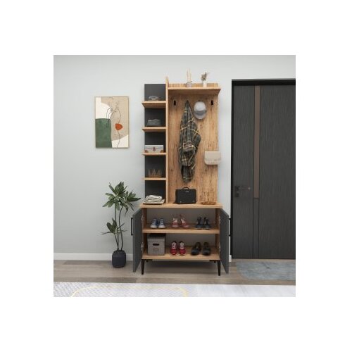 Hanah home julendor atlantic pine anthracite Slike