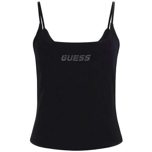Guess Majice brez rokavov V5GP22 J1314 Črna Slike