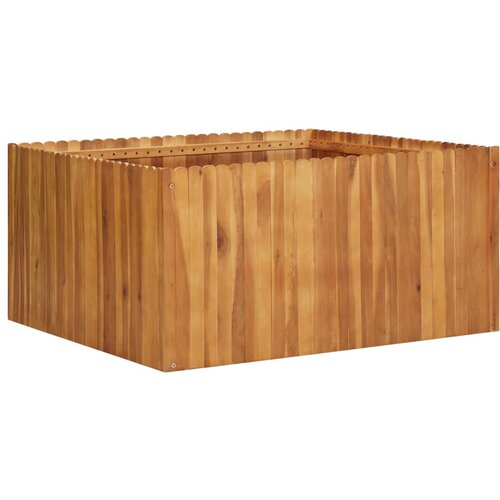  Visoka greda 100x100x50 cm trden akacijev les Cene