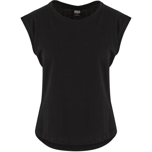 Urban Classics Ladies Basic Shaped Tee Black Cene