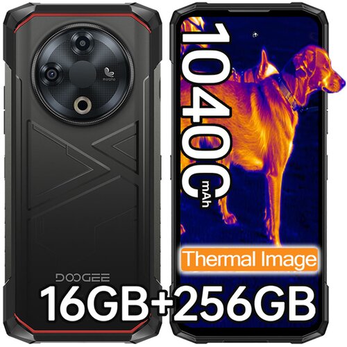Doogee Fire 6 16/256GB, črna pametni robustni telefon Android 14, 10400mAh 50MP+8MP Toplotno slikanje, (21682920) Cene