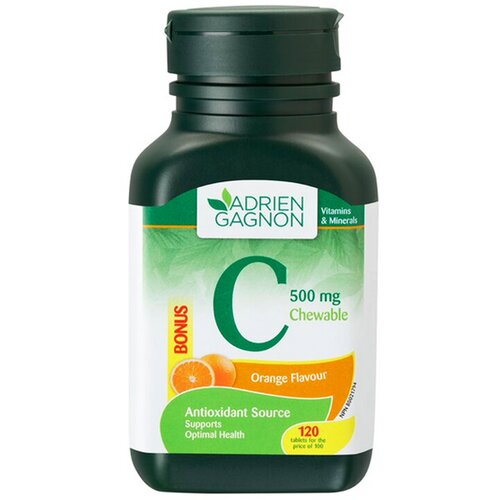 ADRIEN GAGNON vitamin c 500 mg ukus pomorandže 120 tableta za žvakanje 106497 Cene
