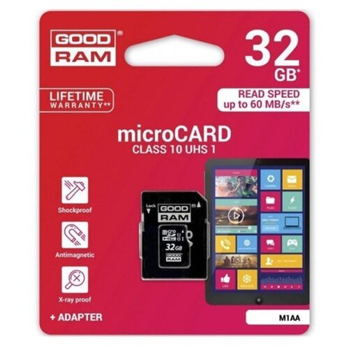 Memorijska kartica GOODRAM micro SD 32GB class 10 + adapter Cijene