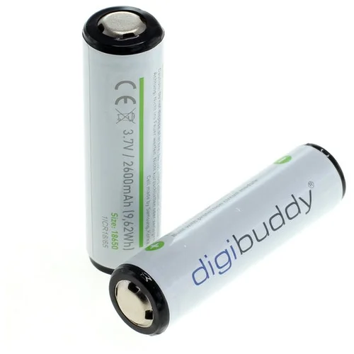  Baterija Digibuddy Li-Ion 18650, 2600 mAh, 2 kos