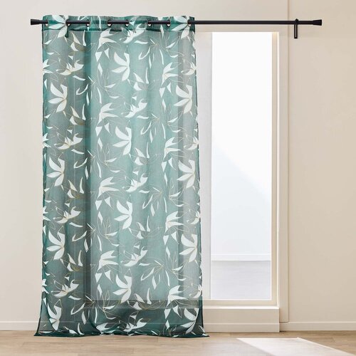 Douceur d intérieur Zelena prozirna zavjesa od voila 140x240 cm Elsa – Cijene