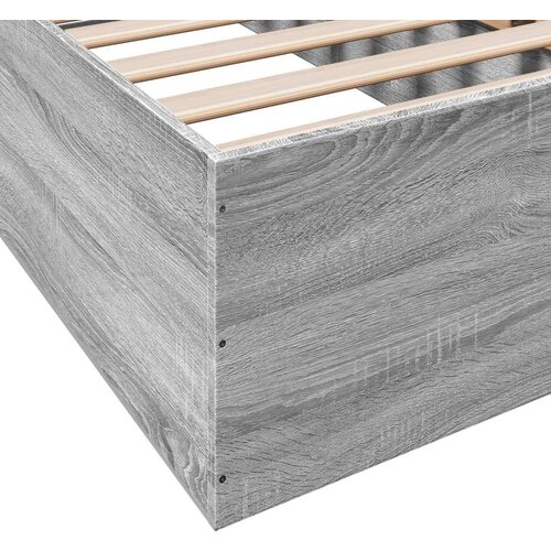  Okvir za krevet boja hrasta 90x200 cm od konstruiranog drva Slike