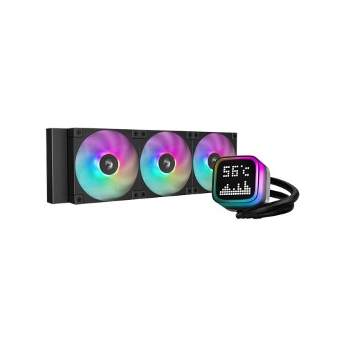 DeepCool Komplet za tekočinsko hlajenje AIO Liquid Cooler LP360, 360mm, Matrix, ARGB, črn Cene