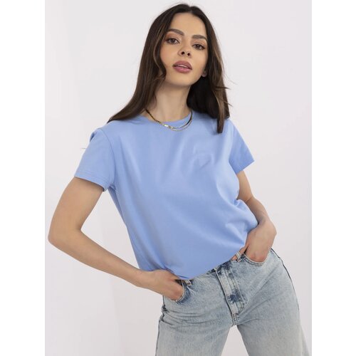 BASIC Feel Good T-shirt-CLM-TS-1640.87-blue Slike
