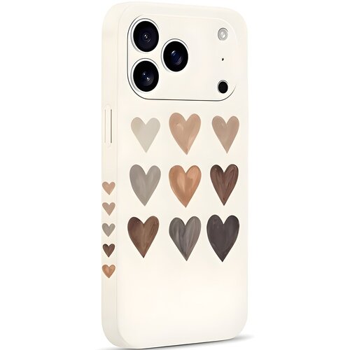  Pnakqil za&scaron;titna futrola Hearts za Apple iPhone 17 Pro Max - Bež KP39897 Cene
