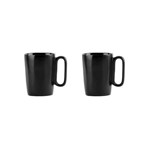 Vialli Design Črne lončene skodelice v kompletu 2 ks 250 ml Fuori – Cene