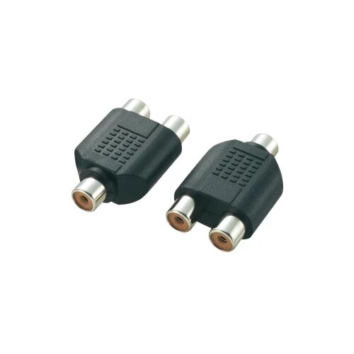 SpeaKa Professional Činč Audio Y-Adapter [1x činč\, ženski - 2x činč\, ženski]\, črn, (20411463) Cene