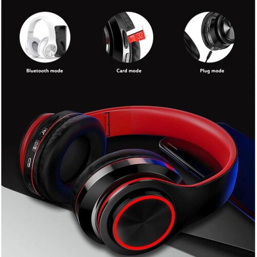  Bluetooth slu&amp;scaron;alice B39 (S50) crno crvene Slike