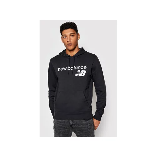 New Balance Jopa C C F Hoodie MT03910 Črna Relaxed Fit
