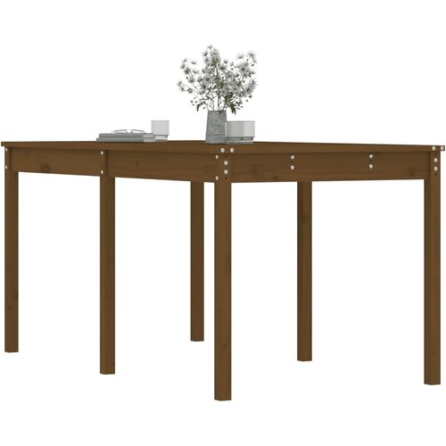  Vrtni stol boja meda 159,5x82,5x76 cm od masivne borovine Slike