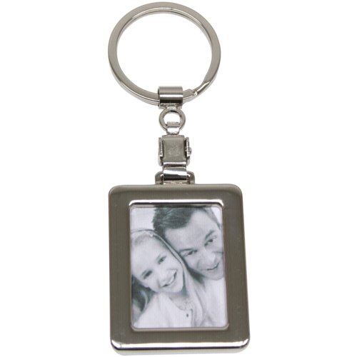 DEKNUDT 1x24 Key Ring Metal rechteckig 3,5x4,5 Slike