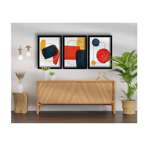 Wallity 3P3853NISCT 005 Dekorativna slika, 3 dijela, 38x53cm Cene