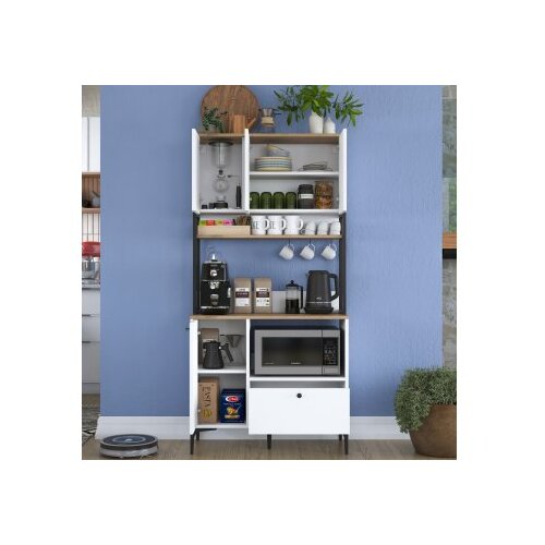Hanah home Vi&scaron;enamjenska komoda JE159-3253, 90 x38 x184,2 cm, Bijela Cijene