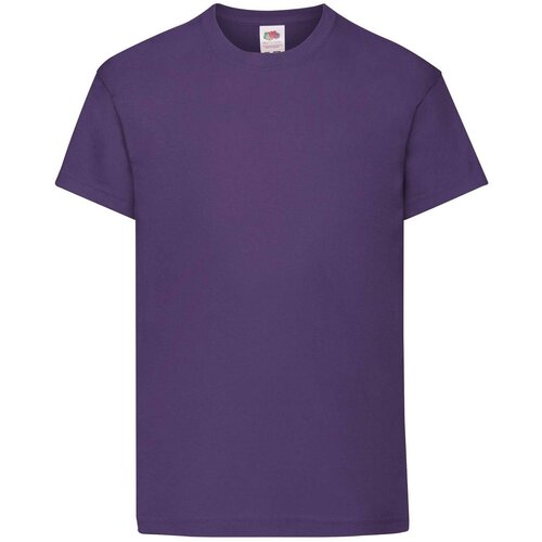 Fruit Of The Loom Purple Children&amp;#039;s T-shirt Original Slike