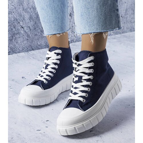 Gemre Navy high-top sneakers Couet Slike
