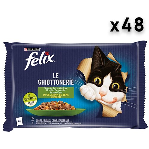 Felix sos za mačke, govedina, 48x85g Slike