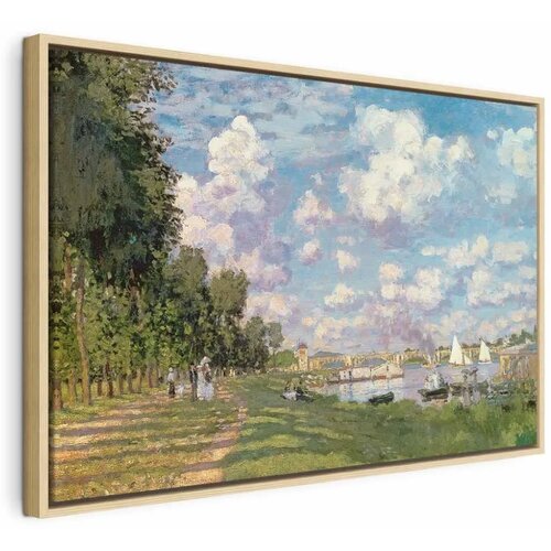  Slika - Claude Monet &ndash; The Port at Argenteuil 90x60 U prirodnom drvenom okviru Cijene