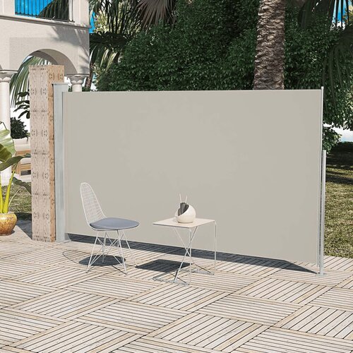 vidaXL Stranska tenda za teraso 160x300 cm krem barve, (20743212) Cene