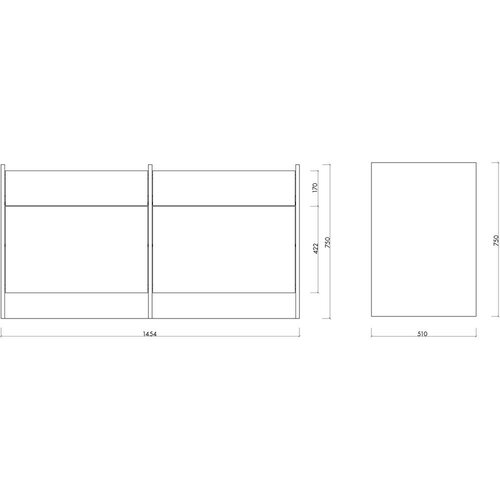 Noo.ma Komoda v hrastovem dekorju v naravni barvi 146x76x51 cm Hido &amp;ndash; Slike