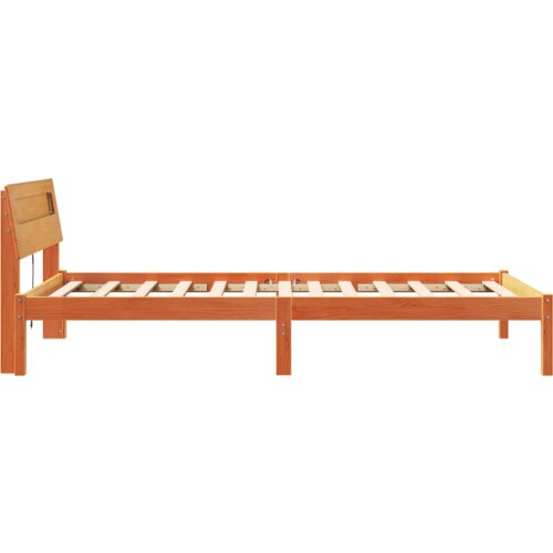  Krevetna konstrukcija S LED lampica s uzglavljem Vo&amp;scaron;tano smeđa 75 x 190 cm Slike