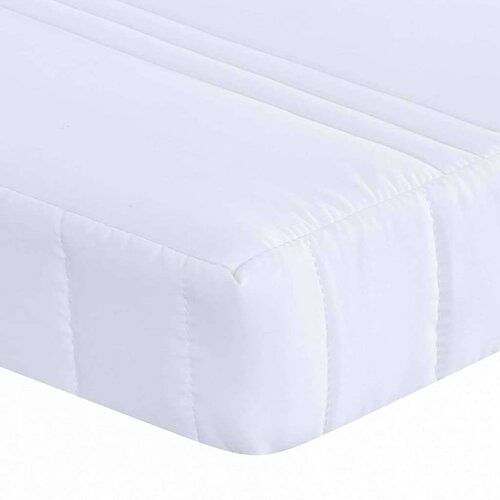 VidaXL Madrac od pjene Bijelo 80 x 200 cm tkanina Slike