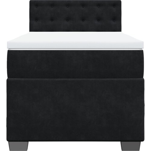 Box spring krevet s madracem crni 100x200 cm bar&amp;scaron;unasti Slike