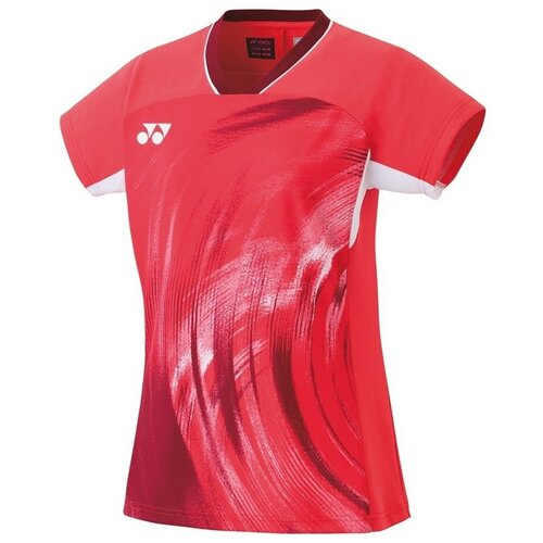 Yonex Majice s kratkimi rokavi Crew Neck Tournament Rdeča Slike