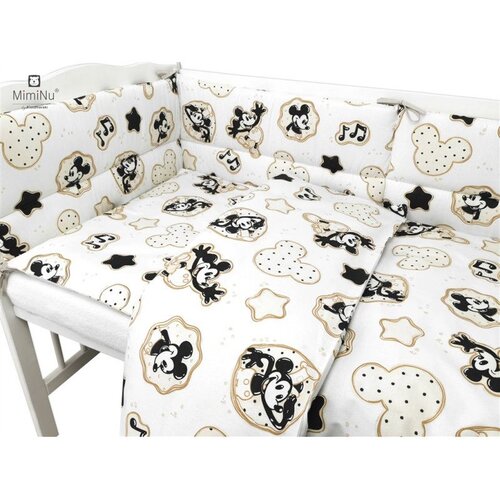 MimiNu Posteljina set 5 elem. Mickey (za krevetić 120x60 cm) Cijene