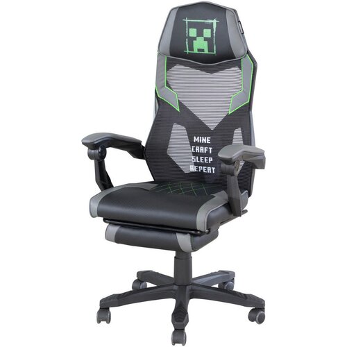 Minecraft GAMING STOL umetna masa, tekstil siva Cene