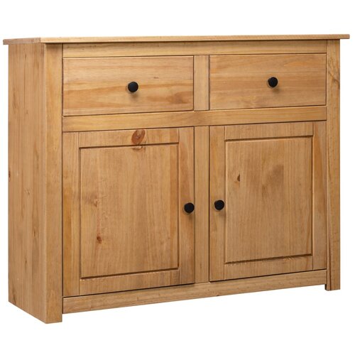 vidaXL komoda 93x40x80 cm trdna borovina Panama Range Cene