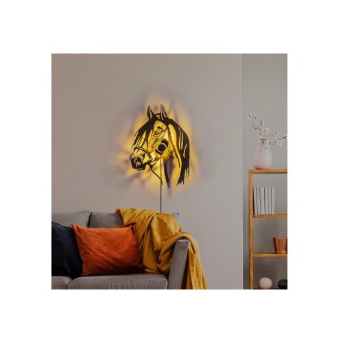 Opviq horse black wall lamp Cene