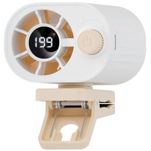 INF Prenosni nosljivi pasni ventilator s sponko, 199-stopenjski USB White, (5000306745) Cene