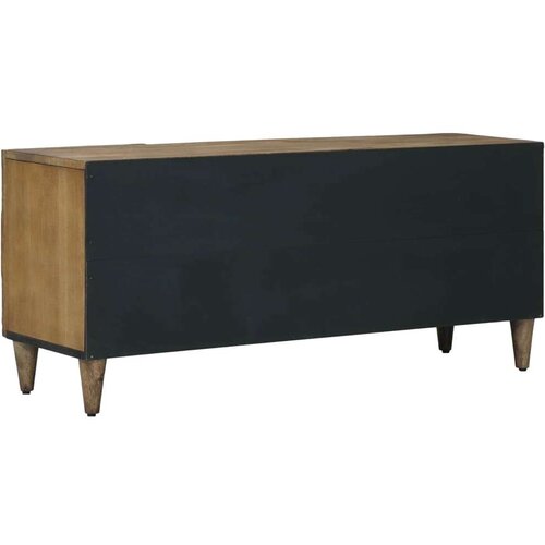  ormar s ladicama Smeđa 105 x 33 5 x 46 cm Čvrsto drvo manga Slike