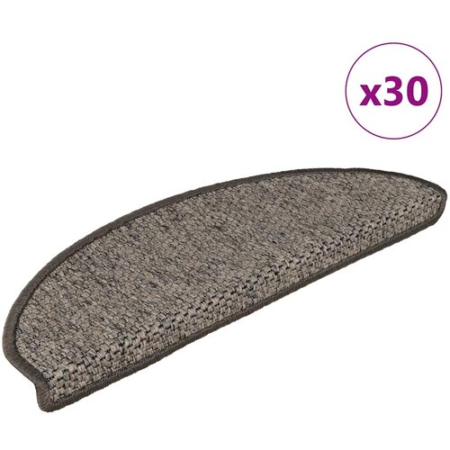  Samoljepljivi otirači za stepenice 30 kom 65x21x4 cm sivi/bež Cene