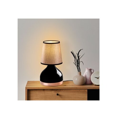 Opviq Stona lampa 8032, 17x17x33 cm, IP20, Crno-smeđa Cene