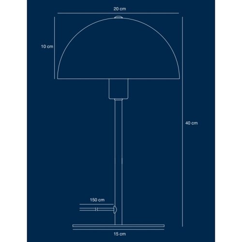 Nordlux Stona lampa ELLEN 1xE14/40W/230V zlatna/crna Slike